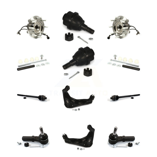 Upper Control Arm Lower Ball Joint Outer Inner Tie Rod Link Front Kit For GMC HD