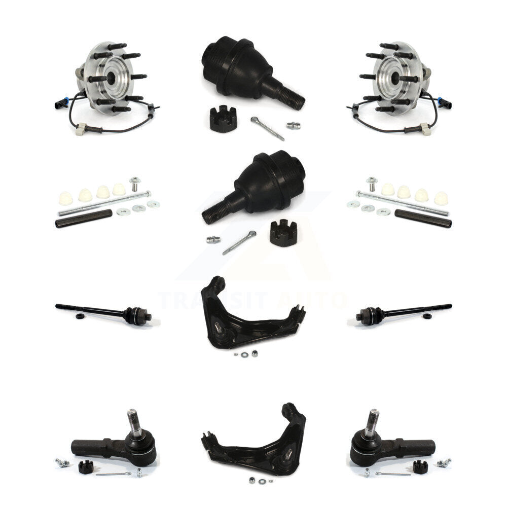 Upper Control Arm Lower Ball Joint Outer Inner Tie Rod Link Front Kit For GMC HD
