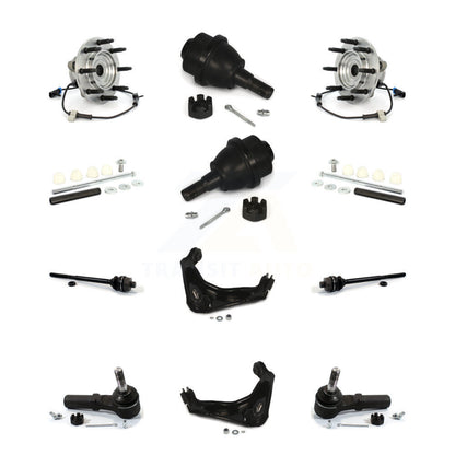 Upper Control Arm Lower Ball Joint Outer Inner Tie Rod Link Front Kit For GMC HD