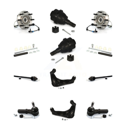 Upper Control Arm Lower Ball Joint Outer Inner Tie Rod & Link Front Kit For GMC