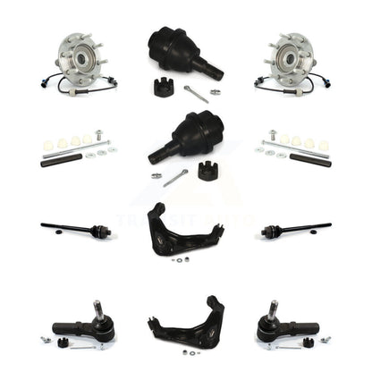 Upper Control Arm Lower Ball Joint Outer Inner Tie Rod & Link Front Kit For GMC