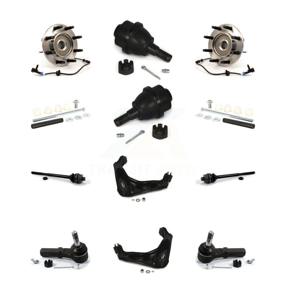 Upper Control Arm Lower Ball Joint Outer Inner Tie Rod Link Front Kit For GMC HD