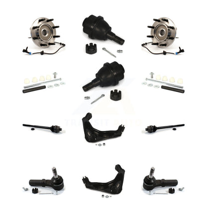 Upper Control Arm Lower Ball Joint Outer Inner Tie Rod Link Front Kit For GMC HD