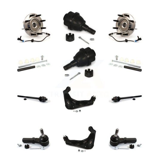 Upper Control Arm Lower Ball Joint Outer Inner Tie Rod Link Front Kit For GMC HD