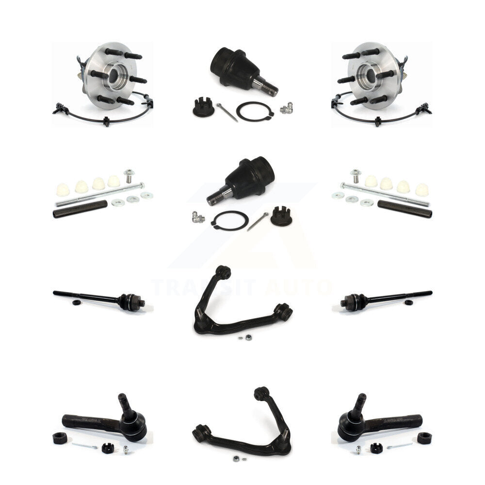 Upper Control Arm Lower Ball Joint Outer Inner Tie Rod Link Front Kit For GMC XL