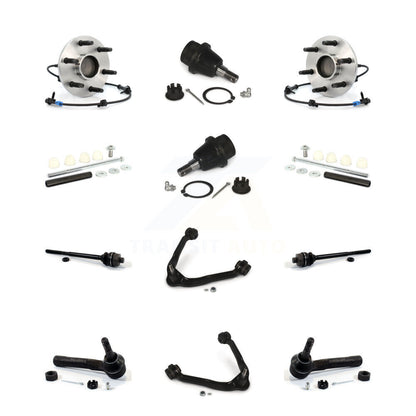 Upper Arm Lower Ball Joint Outer Inner Tie Rod Link Front Kit (12Pc) For GMC XL