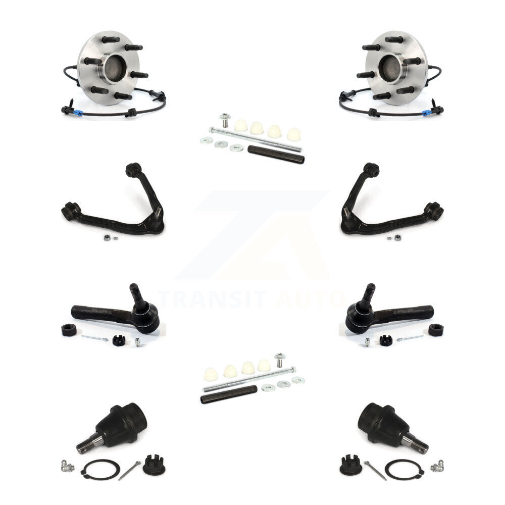 Bearing Upper Arm Lower Ball Joint Outer Tie Rod & Link Front Kit (10Pc) For GMC