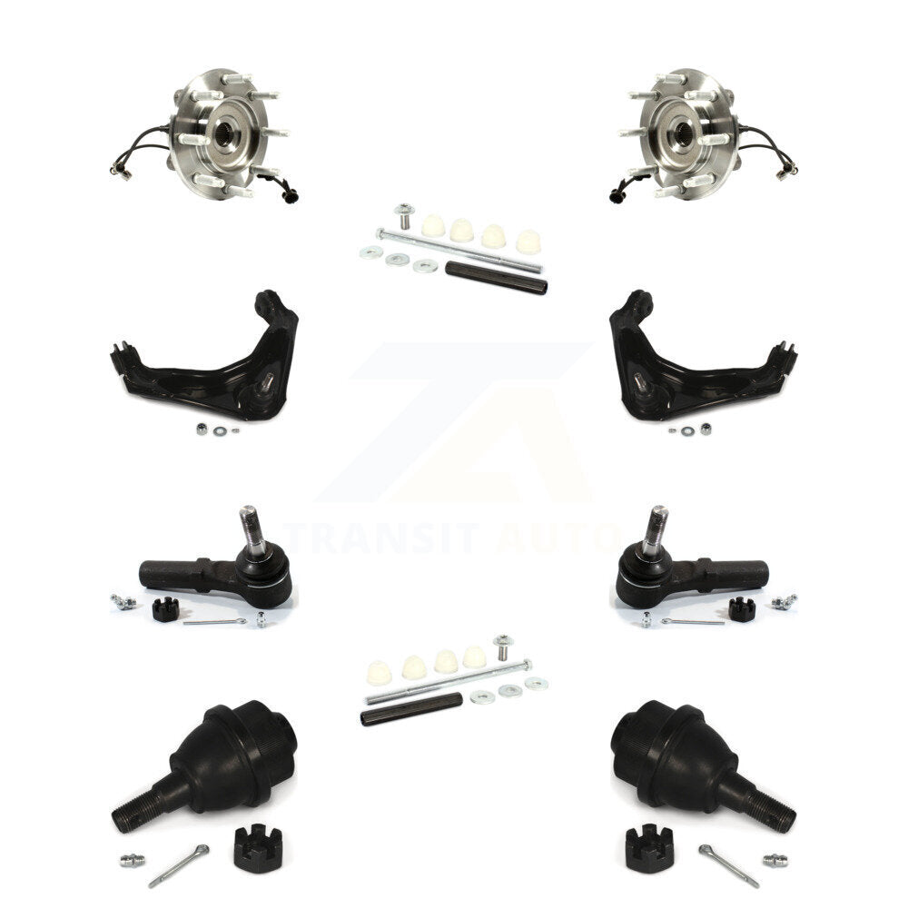 Bearing Upper Control Arm Lower Ball Joint Outer Tie Rod Link Front Kit For GMC