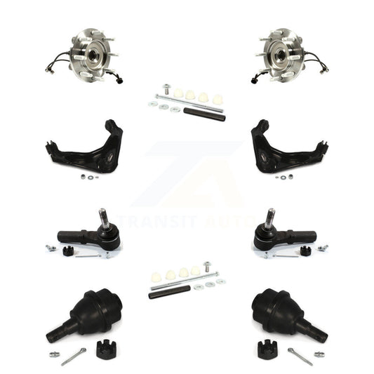 Bearing Upper Control Arm Lower Ball Joint Outer Tie Rod Link Front Kit For GMC