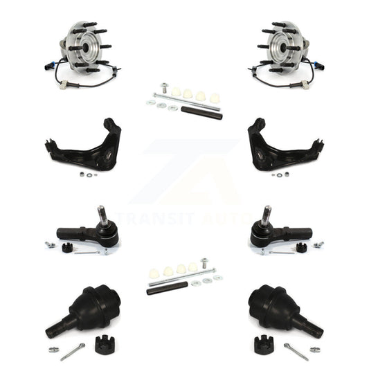 Bearing Upper Control Arm Lower Ball Joint Outer Tie Rod Link Front Kit For GMC