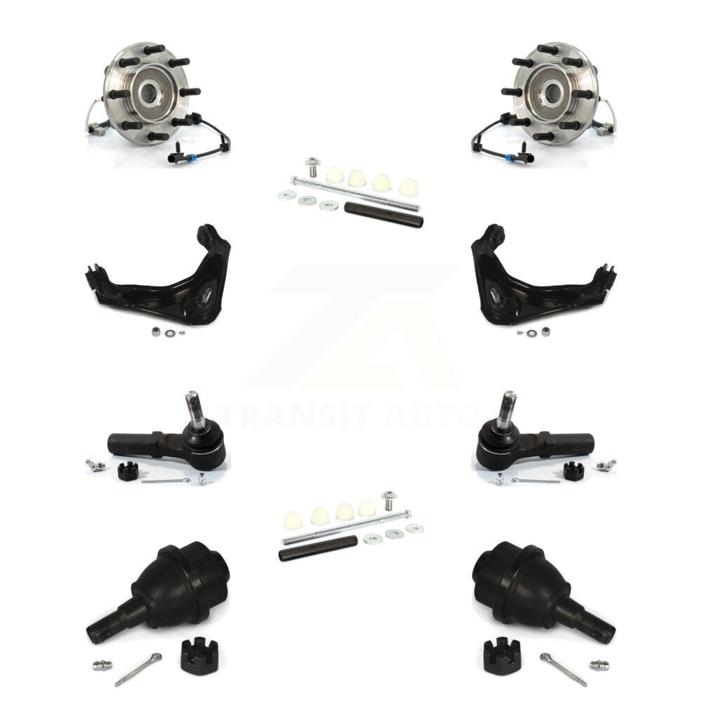 Bearing Upper Control Arm Lower Ball Joint Outer Tie Rod Link Front Kit For GMC