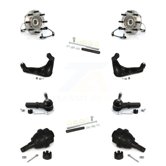 Bearing Upper Control Arm Lower Ball Joint Outer Tie Rod Link Front Kit For GMC
