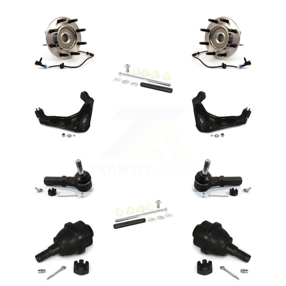 Bearing Upper Control Arm Lower Ball Joint Outer Tie Rod Link Front Kit For GMC