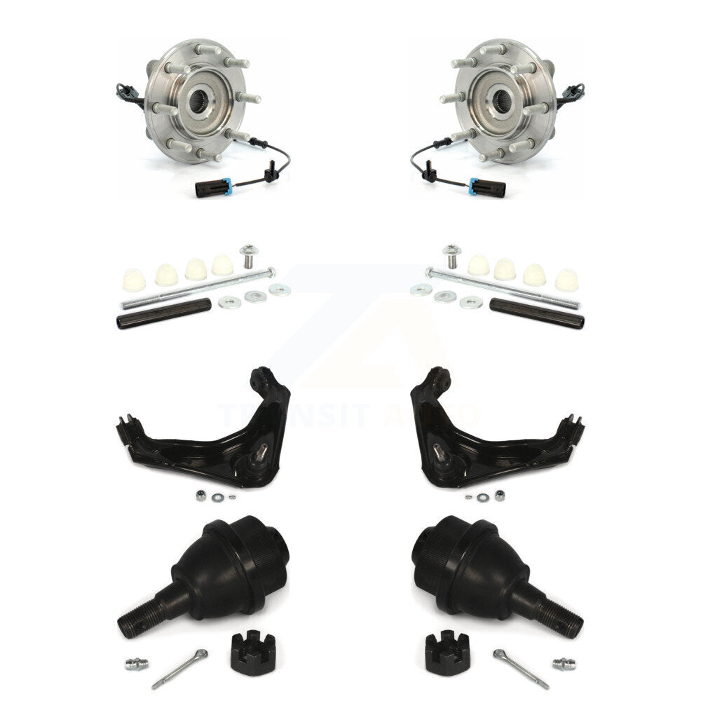 Bearing Lower Ball Joint Upper Control Arm Link Front Kit For GMC Sierra 3500 HD