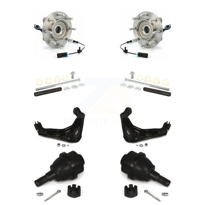 Bearing Lower Ball Joint Upper Control Arm Link Front Kit For GMC Sierra 3500 HD