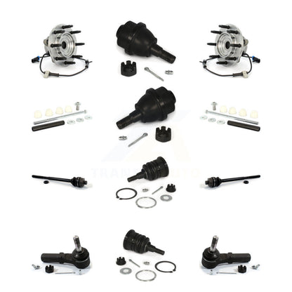 Bearing Upper Lower Ball Joint Outer Inner Tie Rod Link Front Kit (12Pc) For GMC