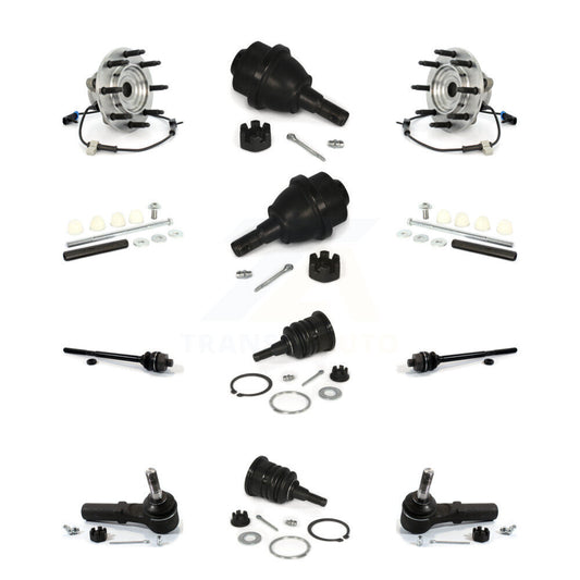 Bearing Upper Lower Ball Joint Outer Inner Tie Rod Link Front Kit (12Pc) For GMC