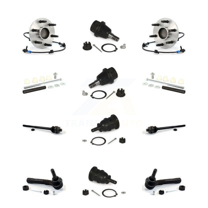 Bearing Upper Lower Ball Joint Outer Inner Tie Rod Link Front Kit (12Pc) For GMC
