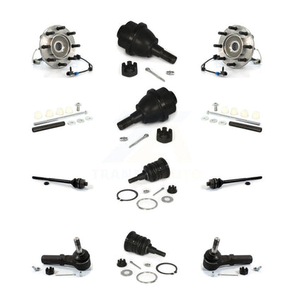 Bearing Upper Lower Ball Joint Outer Inner Tie Rod Link Front Kit (12Pc) For GMC