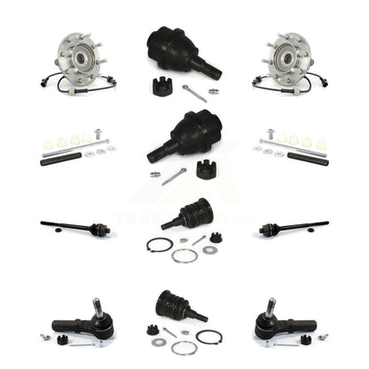 Bearing Upper Lower Ball Joint Outer Inner Tie Rod Link Front Kit (12Pc) For GMC