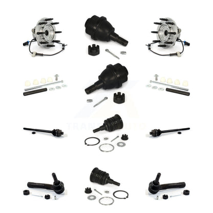 Bearing Upper Lower Ball Joint Outer Inner Tie Rod Link Front Kit (12Pc) For GMC