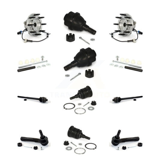 Bearing Upper Lower Ball Joint Outer Inner Tie Rod Link Front Kit (12Pc) For GMC
