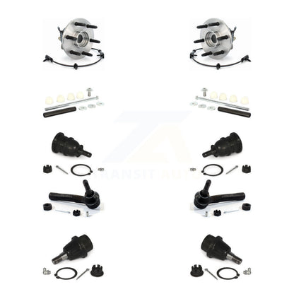 Bearing Upper Lower Ball Joint Outer Tie Rod Link Front Kit (10Pc) For Chevrolet