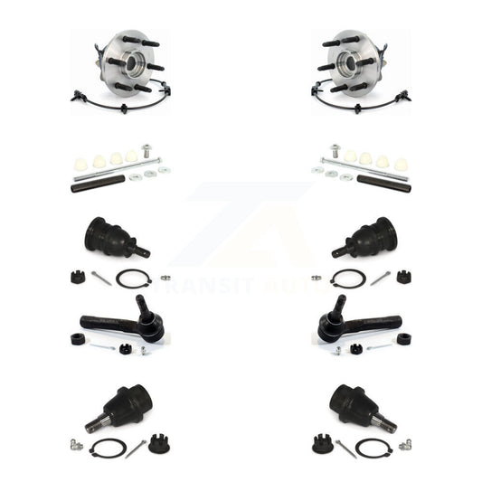 Bearing Upper Lower Ball Joint Outer Tie Rod Link Front Kit (10Pc) For Chevrolet