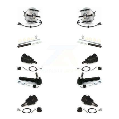 Bearing Upper Lower Ball Joint Outer Tie Rod Link Front Kit (10Pc) For Chevrolet