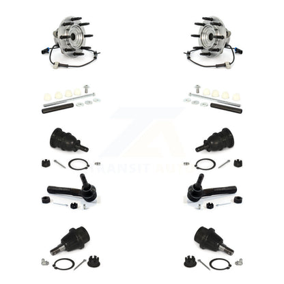 Bearing Upper Lower Ball Joint Outer Tie Rod Link Front Kit (10Pc) For Chevrolet