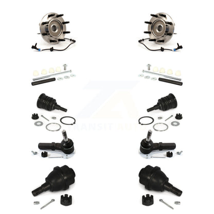 Bearing Upper Lower Ball Joint Outer Tie Rod Link Front Kit (10Pc) For Chevrolet