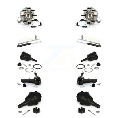 Bearing Upper Lower Ball Joint Outer Tie Rod Link Front Kit (10Pc) For Chevrolet