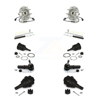 Bearing Upper Lower Ball Joint Outer Tie Rod Link Front Kit (10Pc) For Chevrolet