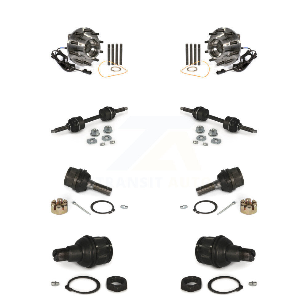 Bearing Upper Lower Ball Joint Sway Bar Link Front Kit For Ford F-450 Super Duty