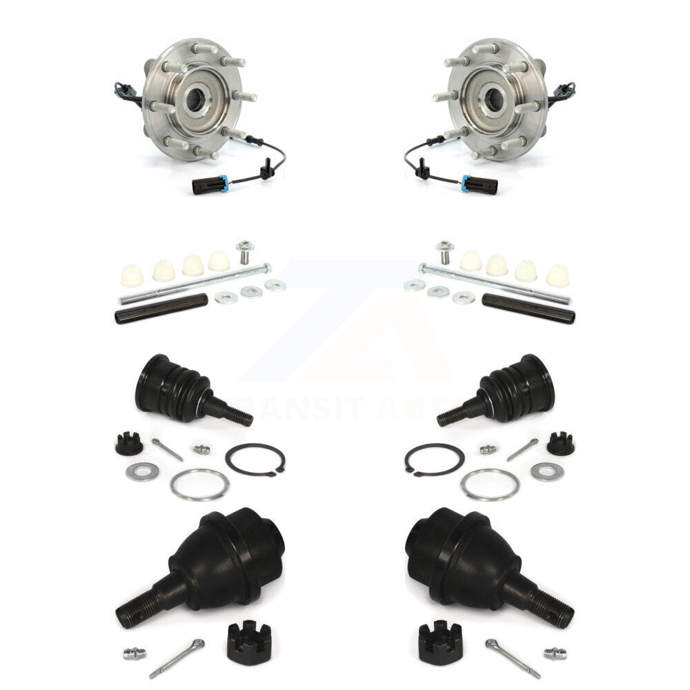 Bearing Upper Lower Ball Joint & Link Front Kit For GMC Sierra 3500 HD Chevrolet