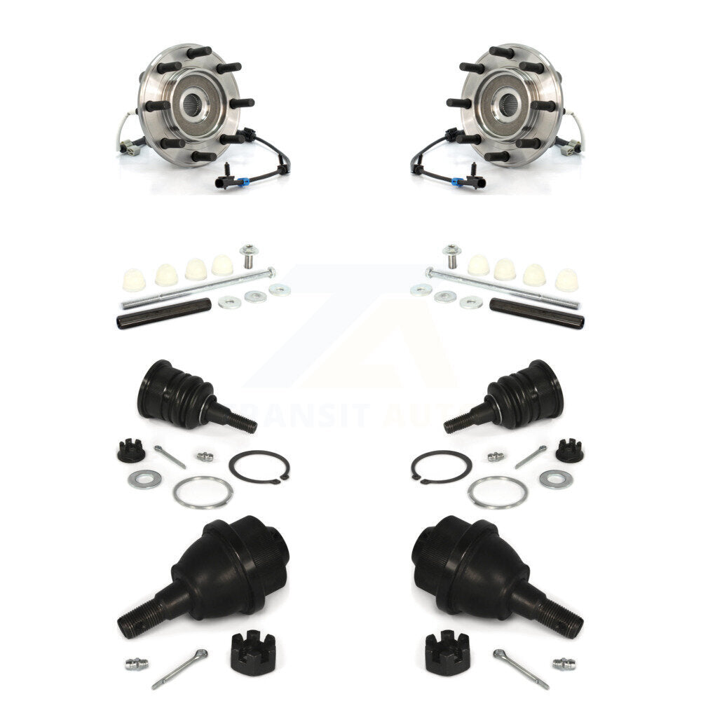 Bearing Upper Lower Ball Joint Link Front Kit For Chevrolet GMC Sierra 3500 4WD