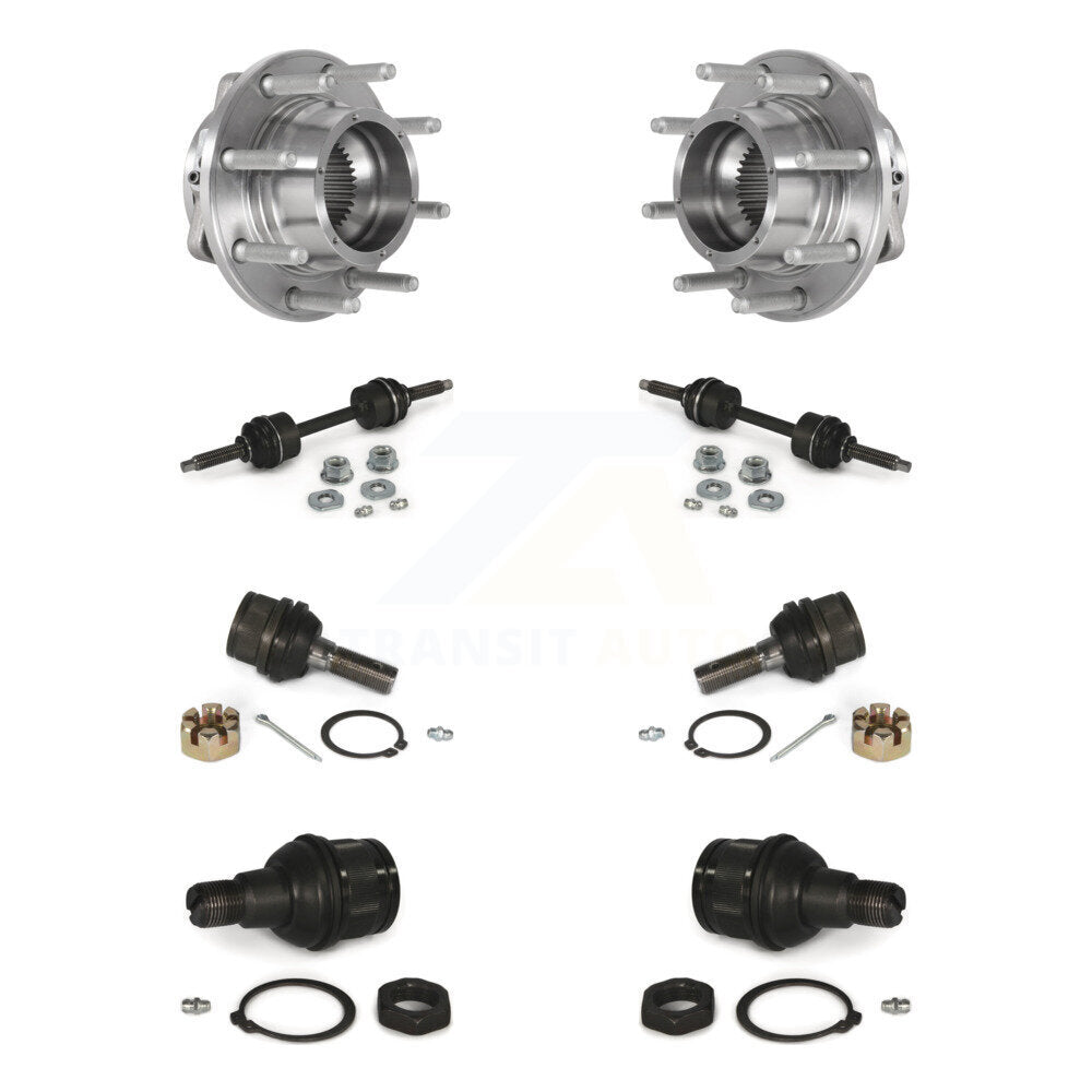 Bearing Upper Lower Ball Joint & Link Front Kit For Ford F-350 Super Duty F-250