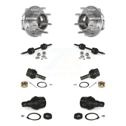 Bearing Upper Lower Ball Joint & Link Front Kit For Ford F-350 Super Duty F-250