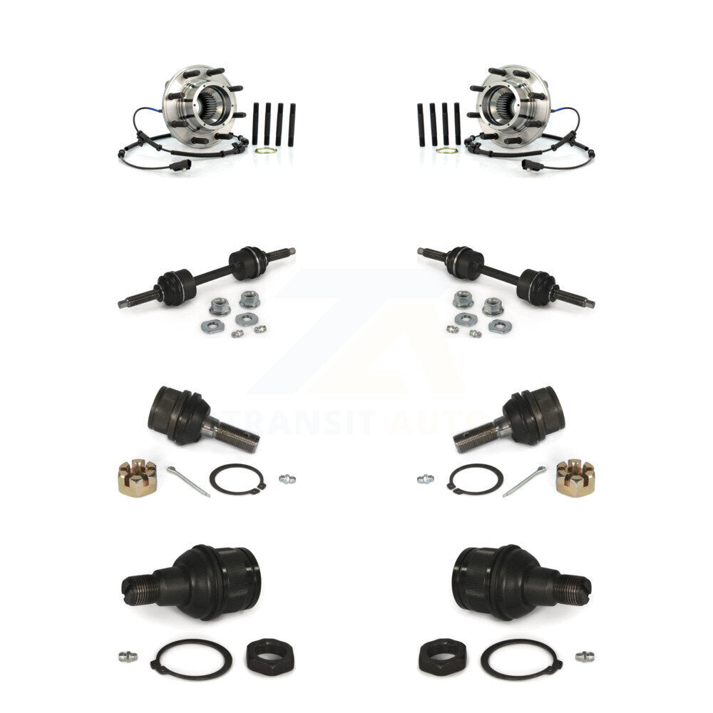 Bearing Upper Lower Ball Joint & Link Front Kit For Ford F-350 Super Duty F-250