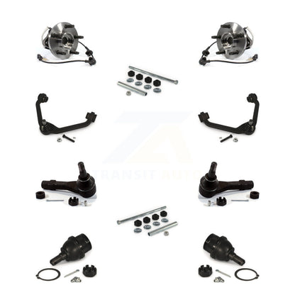 Bearing Upper Arm Lower Ball Joint Outer Tie Rod Link Front Kit (10Pc) For Ford