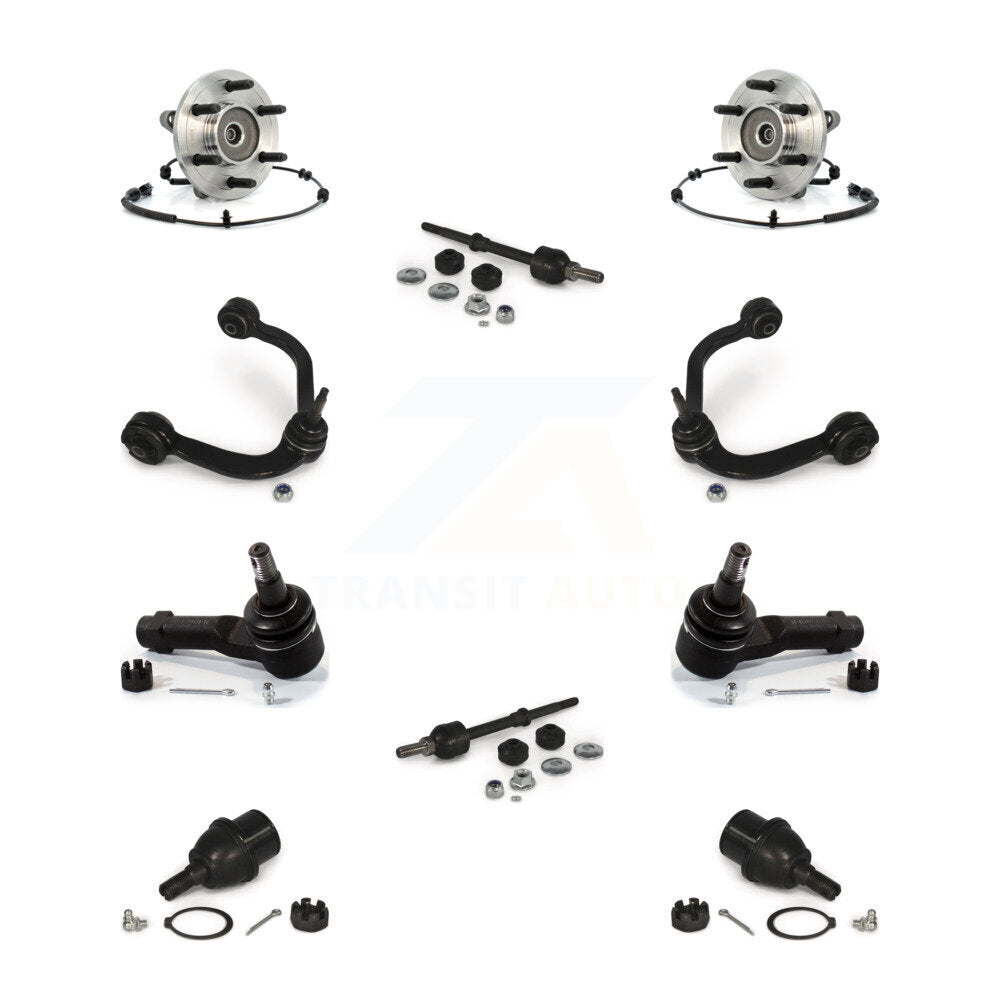 Bearing Upper Control Arm Lower Ball Joint Outer Tie Rod Link Front Kit For Ford
