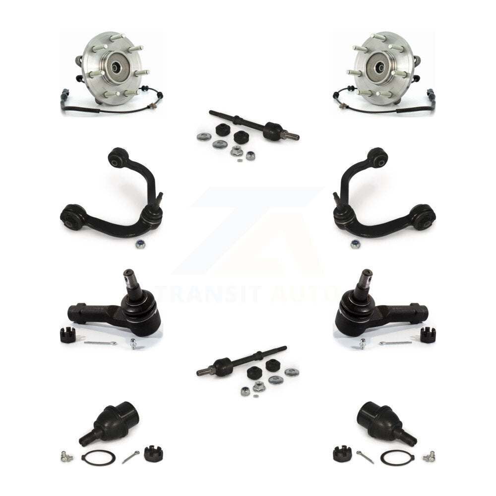 Bearing Upper Control Arm Lower Ball Joint Outer Tie Rod Link Front Kit For Ford