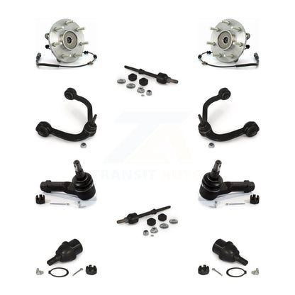 Bearing Upper Control Arm Lower Ball Joint Outer Tie Rod Link Front Kit For Ford