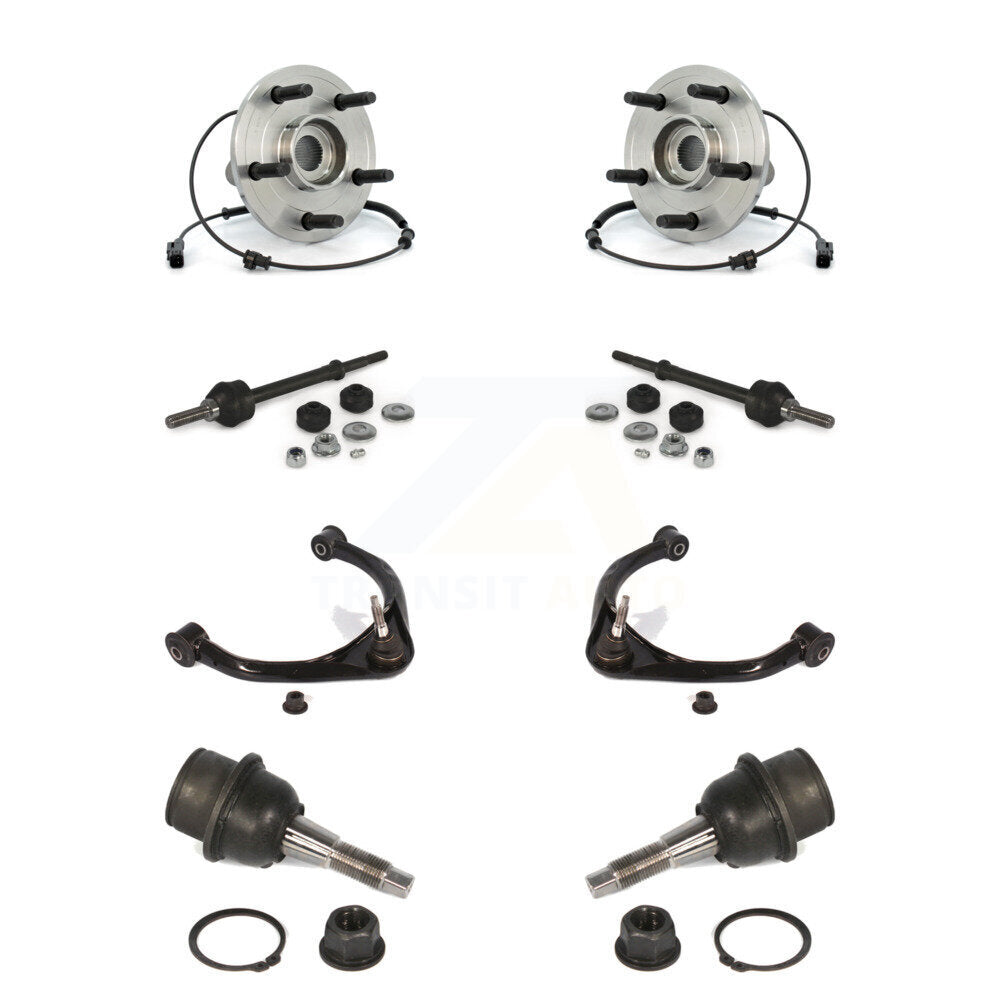 Bearing Lower Ball Joint Upper Control Arm & Link Front Kit (8Pc) For Dodge Ram