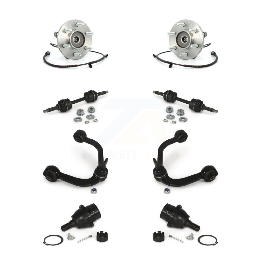 Bearing Lower Ball Joint Upper Control Arm & Link Front Kit (8Pc) For Ford F-150