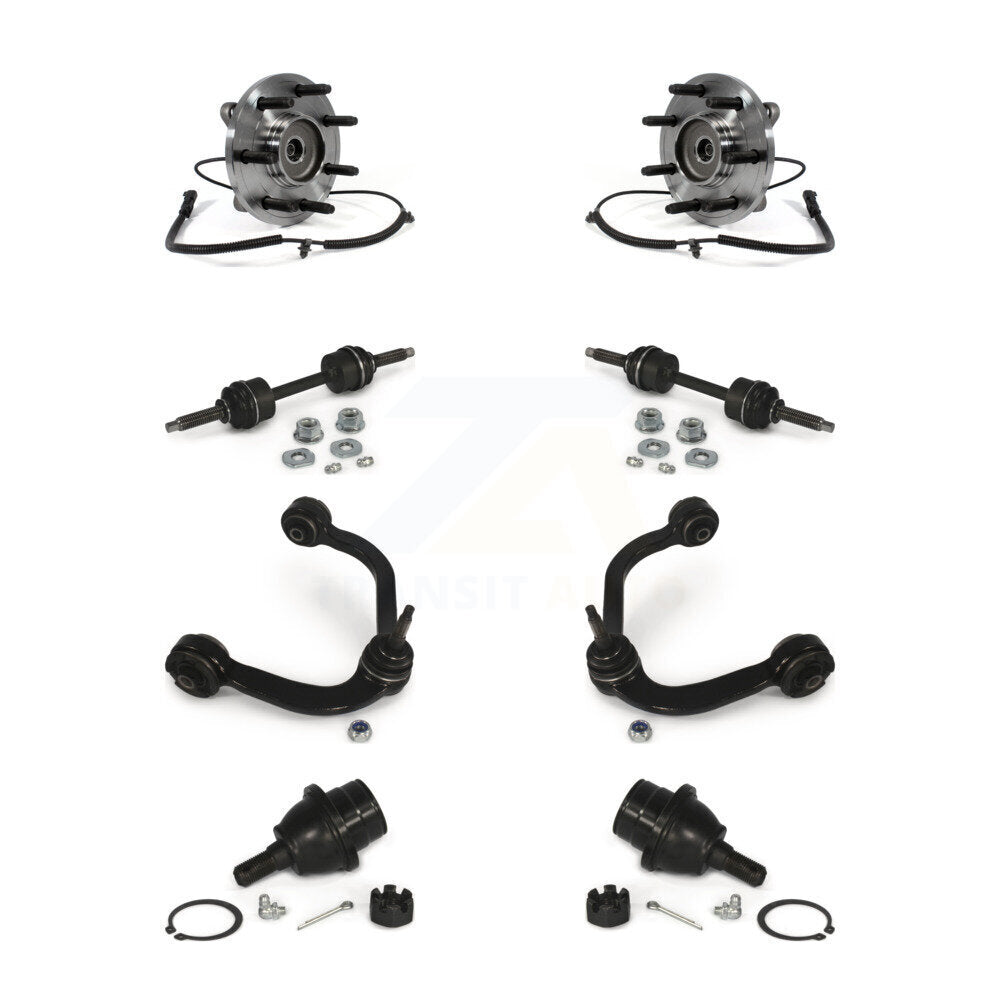 Bearing Lower Ball Joint Upper Control Arm & Link Front Kit (8Pc) For Ford F-150