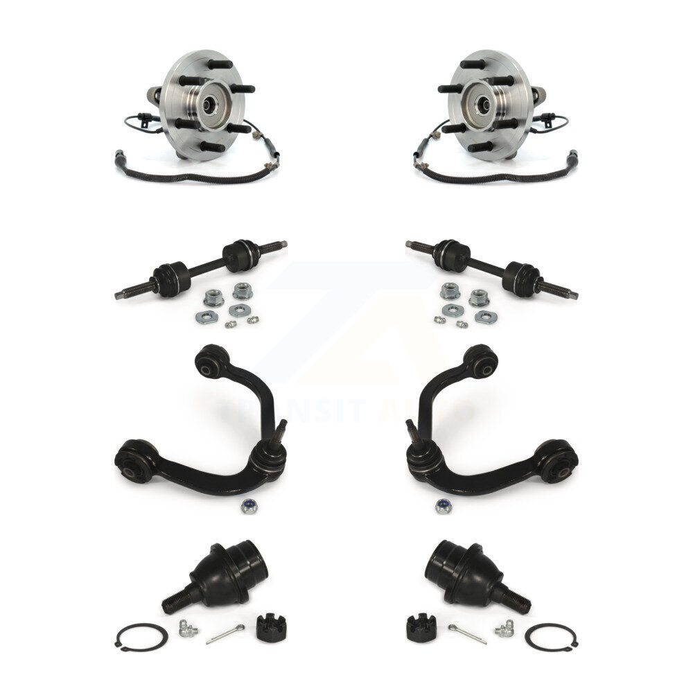 Bearing Lower Ball Joint Upper Control Arm & Link Front Kit (8Pc) For Ford F-150