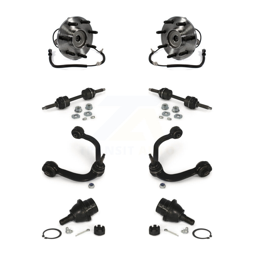 Bearing Lower Ball Joint Upper Control Arm & Link Front Kit (8Pc) For Ford F-150