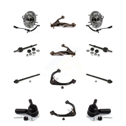 Bearing Lower Upper Control Arm Outer Inner Tie Rod Link Front Kit For Ram 1500