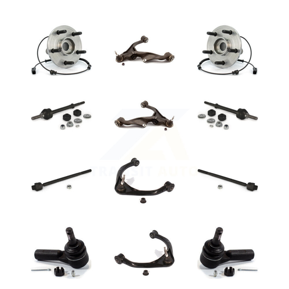 Bearing Lower Upper Control Arm Outer Inner Tie Rod Link Front Kit For Ram 1500